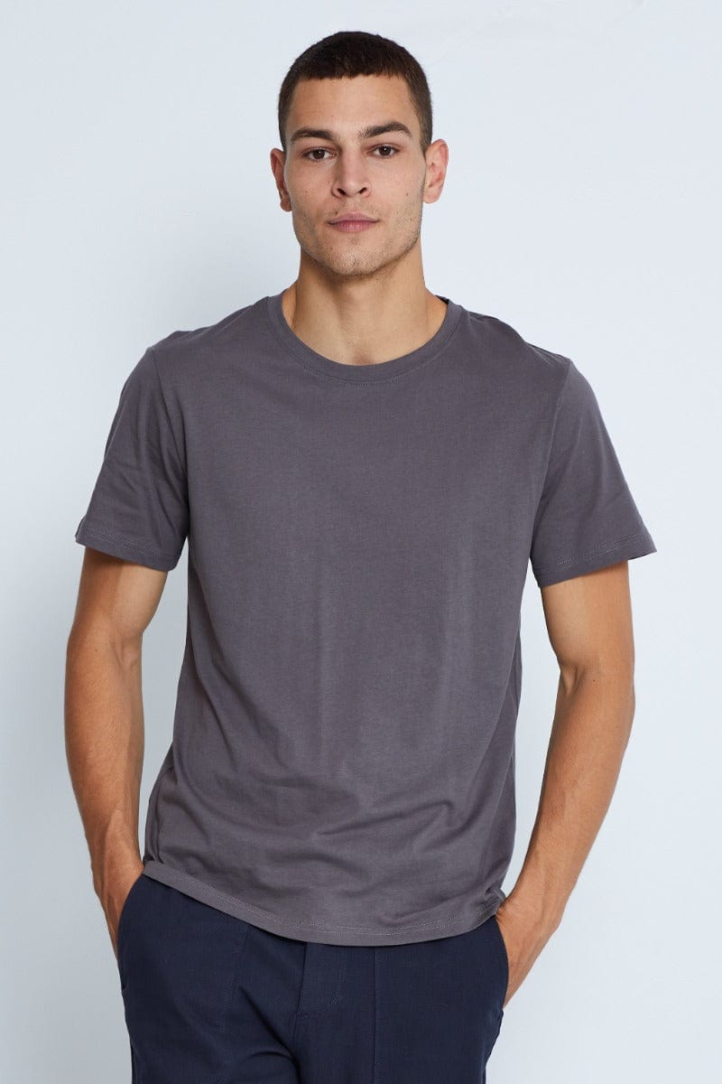 Men's Essential TShirt Crew Neck Short Sleeve Cotton AM Supply