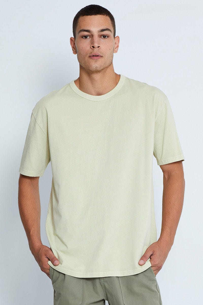 Åbent Steward Igangværende Men's Oversized T-Shirt Garment Washed Short Sleeve | AM Supply