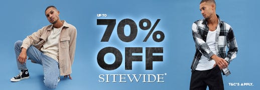 Shop 70% OFF* Sitewide at AM Supply Menswear