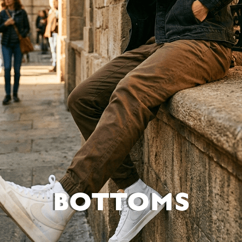 Shop Bottoms at AM Supply menswear clothing