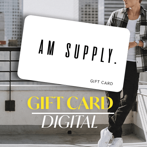 Shop Gift Cards at AM Supply menswear clothing
