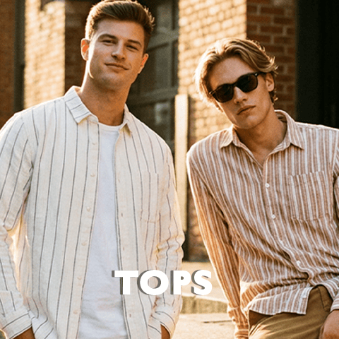 Shop Tops at AM Supply menswear clothing