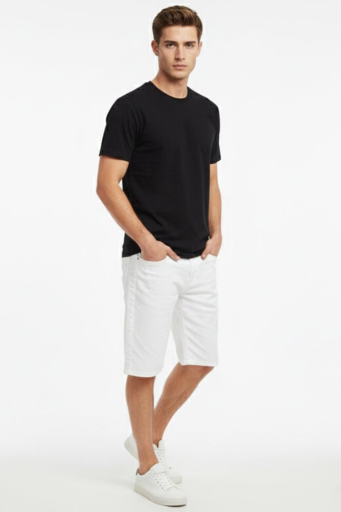 Black Graphic Tee Eagle Placement T-shirt