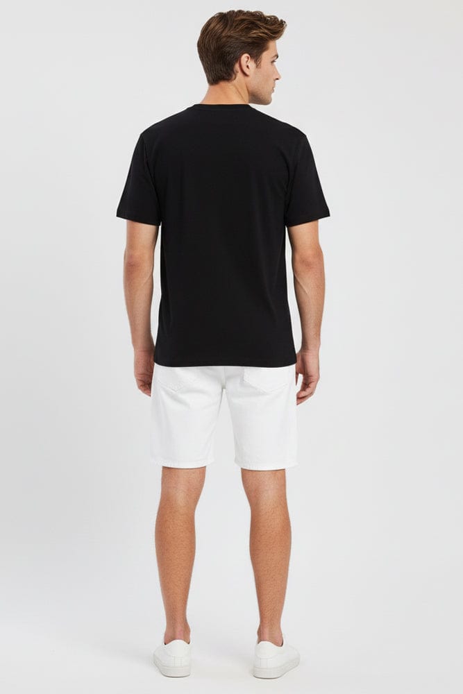 Black Graphic Tee Venice Slogan T-shirt