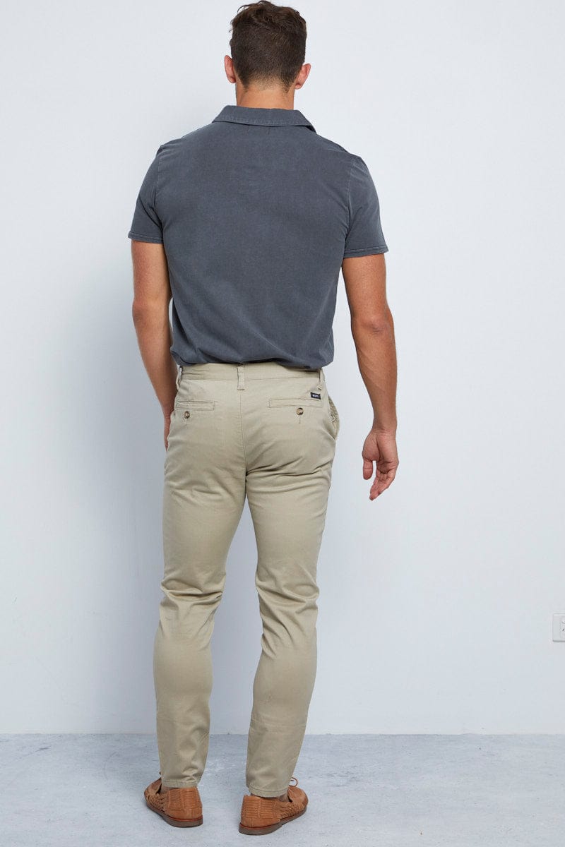 Men's Chino Pant Slim Fit Cotton Stretch