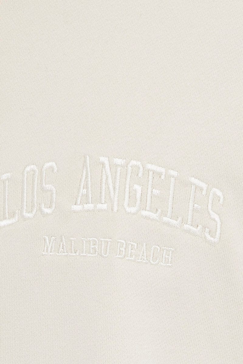 Nude Sweat Hoodie Long Sleeve Embroidery for AM Supply