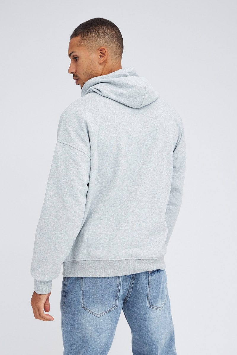 Grey Sweat Hoodie Long Sleeve for AM Supply
