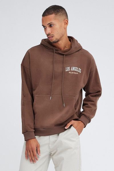 ミュージシャン EMBROIDERY LOGO HOODIE / CHOCOLATE BROWN mwj1663b-