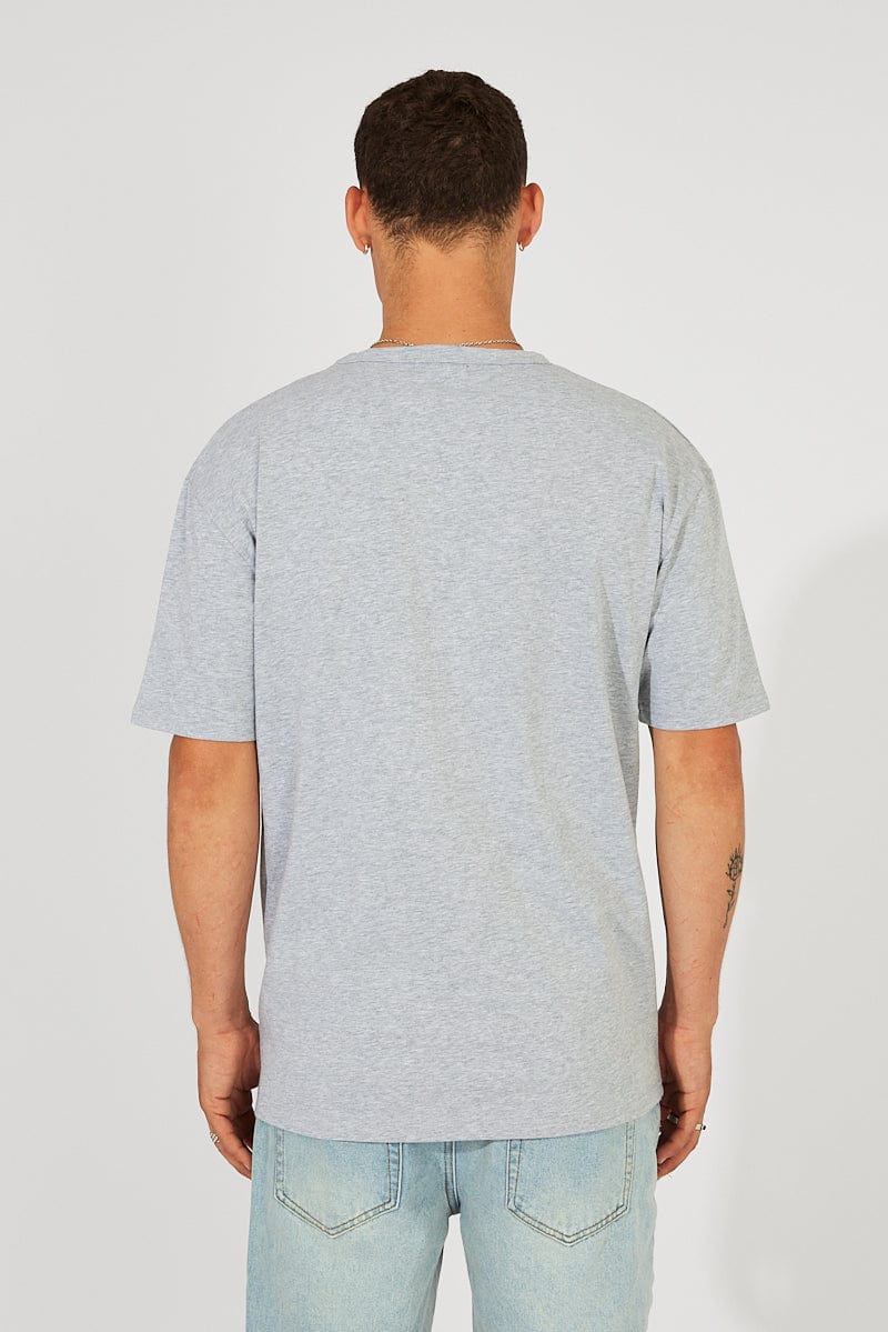 Grey Graphic Tee Colorado Slogan T-shirt for AM Supply