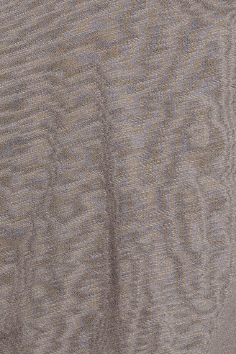POLO Brown Cotton Polo Slub Texture Short Sleeve for Women by Ally