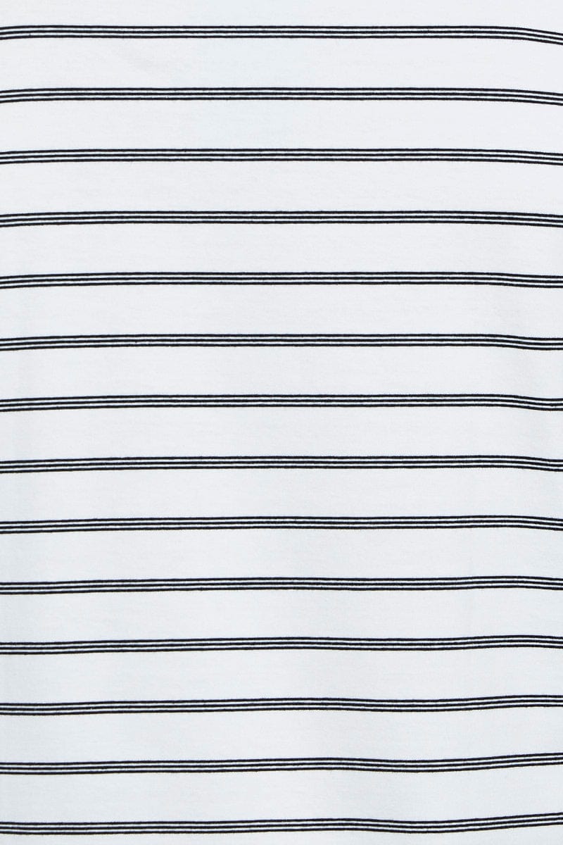 POLO Stripe Cotton Polo Stripe Short Sleeve for Women by Ally